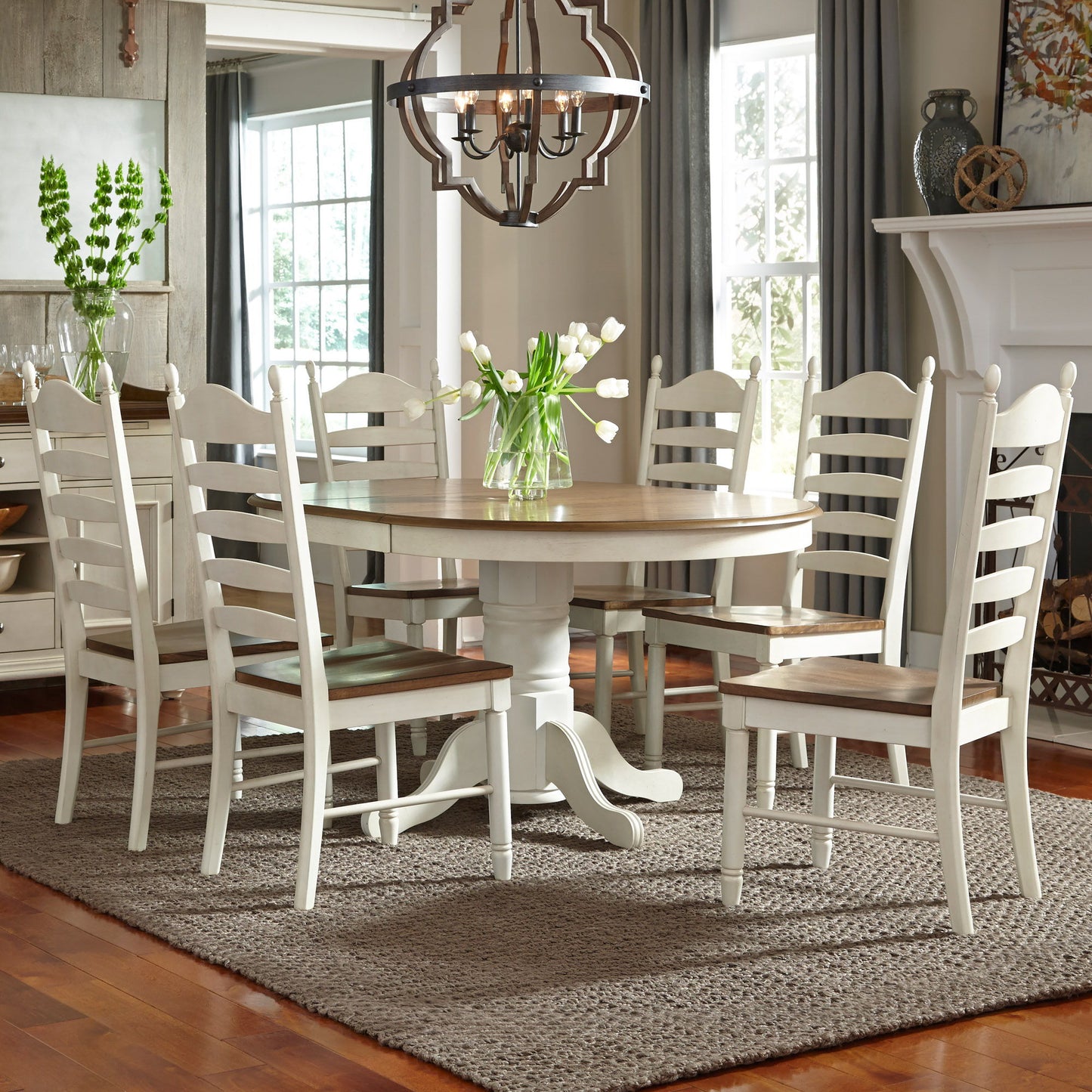 Springfield - Pedestal Table Set