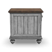Plymouth - Chairside Table - Gray