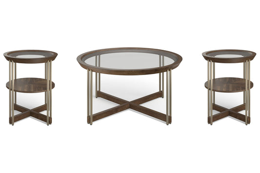 Elora - Round Cocktail Table Set