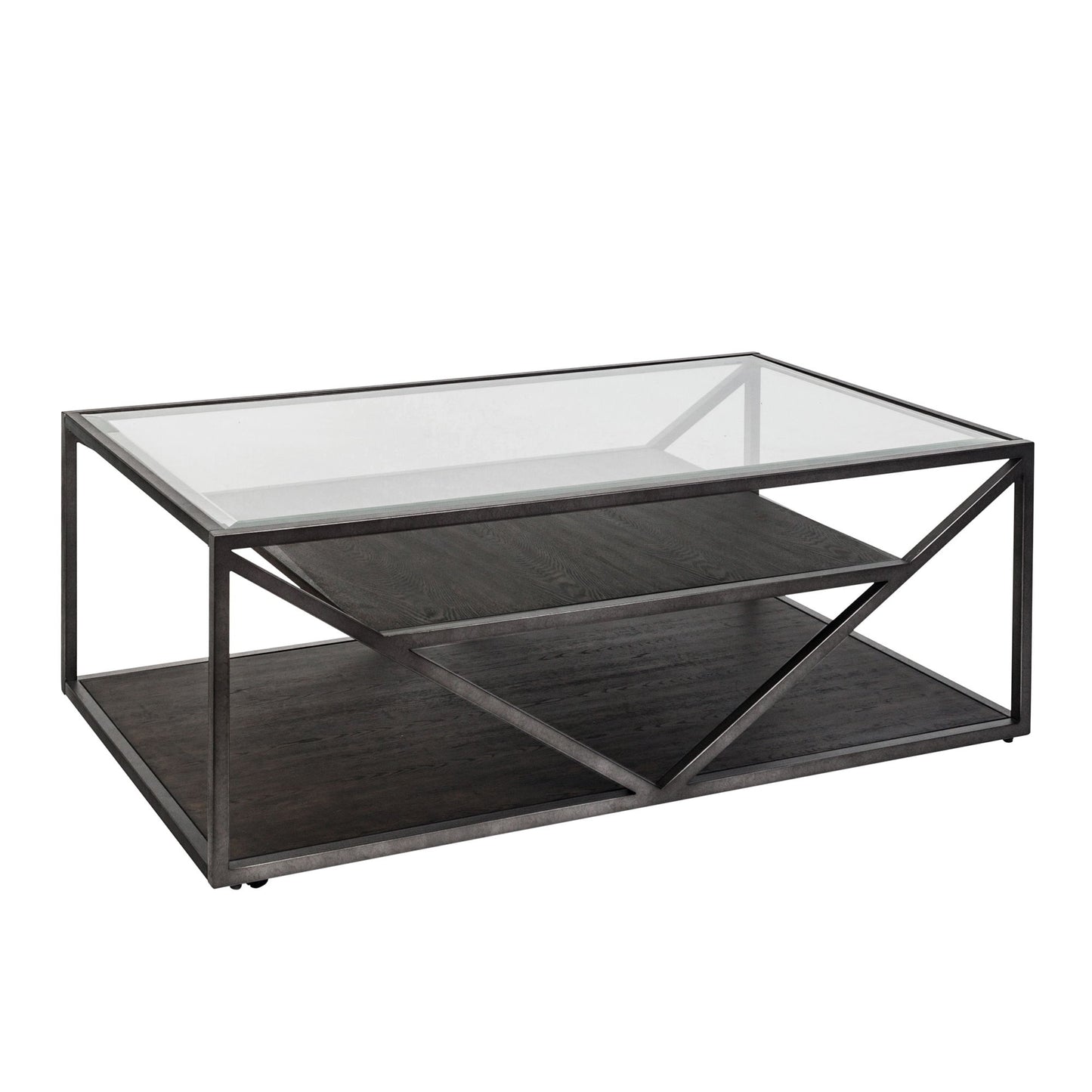 Arista - Rectangular Cocktail Table - Dark Gray