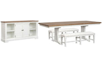 Kingston - Extendable Rectangular Dining Table Set