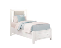 Bonanza - Linen Upholstered Bed With Storage Footboard