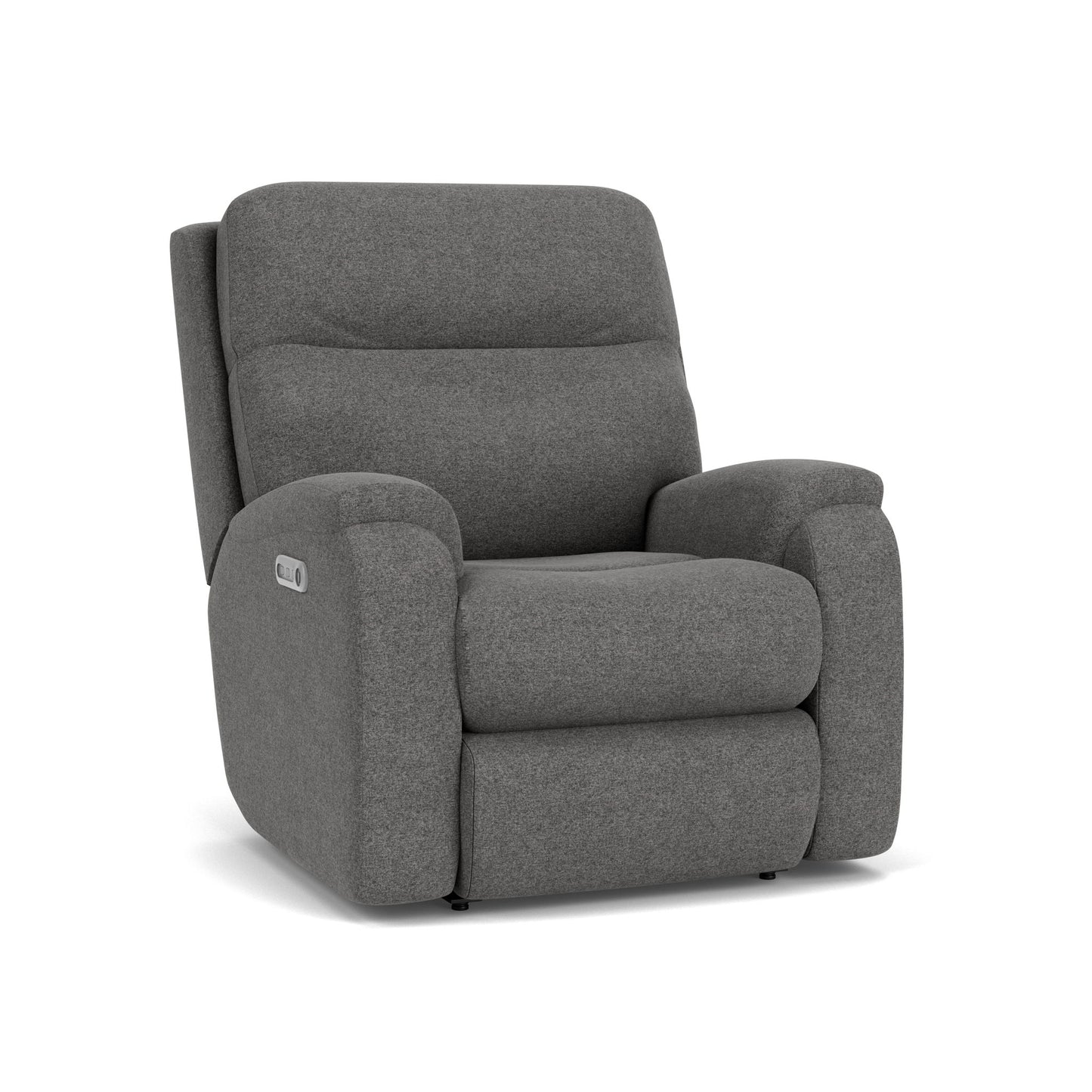 Penn - Transitional Fabric Power Rocking Recliner With Power Headrest & Lumbar