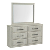 Modern Play - Dresser & Mirror - Natural White