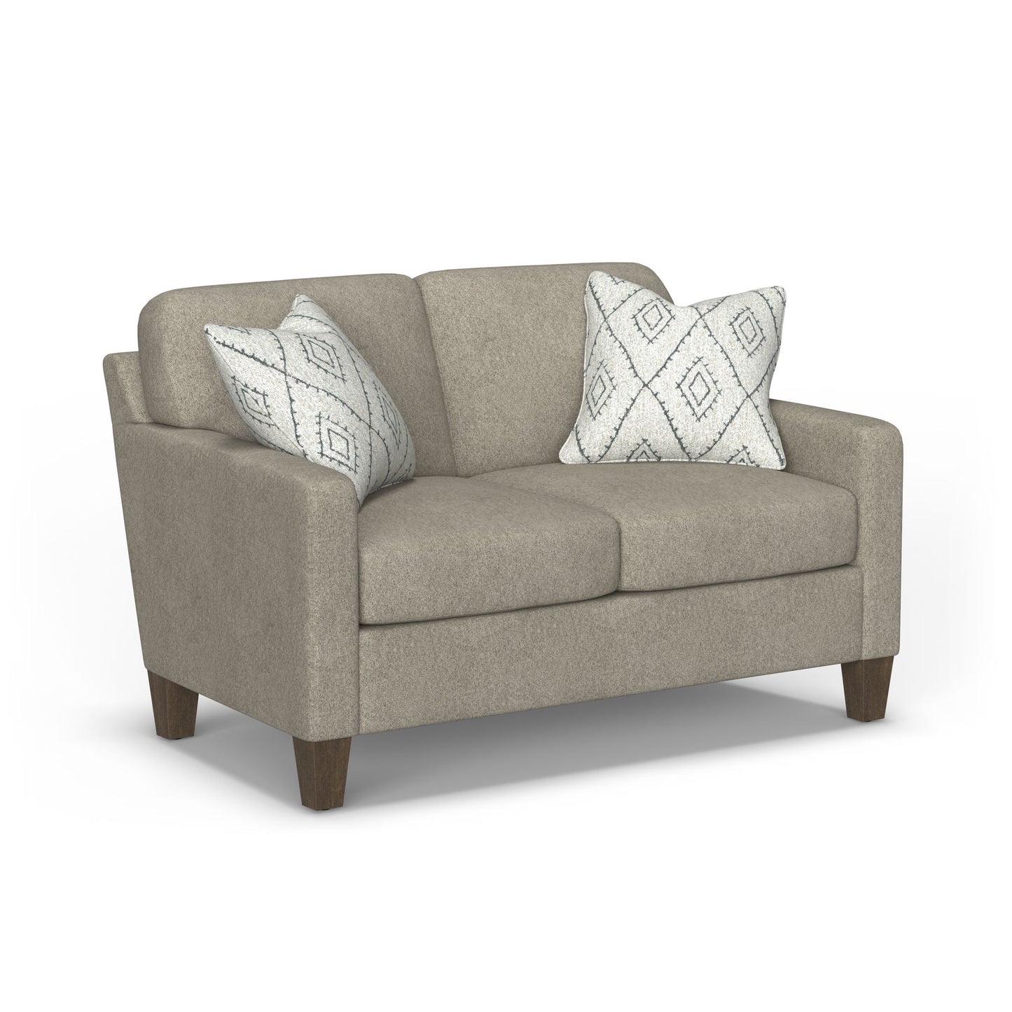 Moxy - Fabric Loveseat With Straight Track Arms