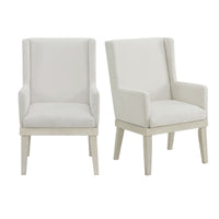 Avalanche - Dining Arm Chair (Set of 2) - Antique White