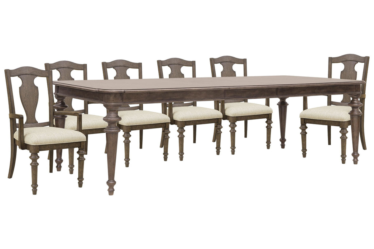 Saddle Creek - Extendable Leg Dining Table Set