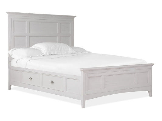 Heron Cove - Complete Panel Bed With Storage Rails