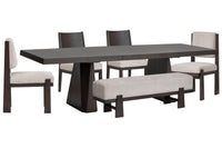 Tauren - 6 Piece Extendable Double Pedestal Dining Table Set