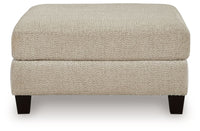Steelwater Retreat - Oversized Accent Ottoman - Latte