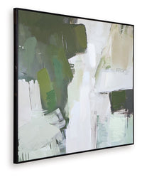 Vinick - Green / Gray / White - Wall Art