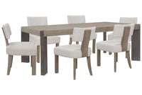 Anderson Park - Leg Dining Table Set With Klismos Chairs