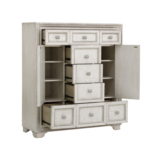 Camila - 9 Drawer Door Chest - Natural