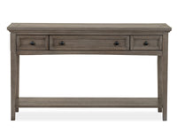 Paxton Place - Rectangular Sofa Table - Dovetail Gray