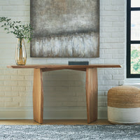 Holward - Natural - Console Sofa Table