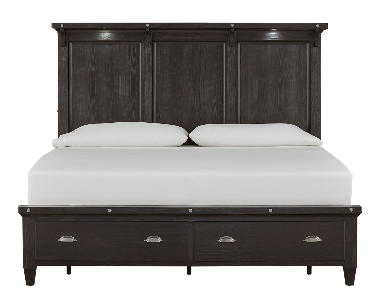 Sierra - Complete Lighted Panel Storage Bed