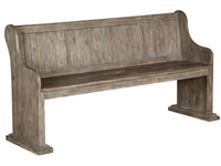 Tinley Park - Bench With Back - Dove Tail Gray