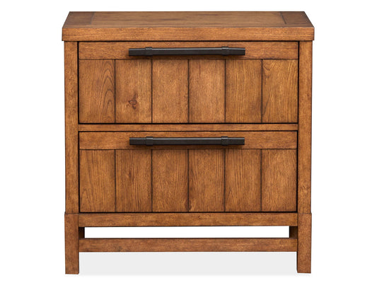Conway - Drawer Nightstand - Honey Wheat