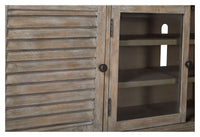 Calistoga - Rustic Entertainment Console - Dovetail Gray