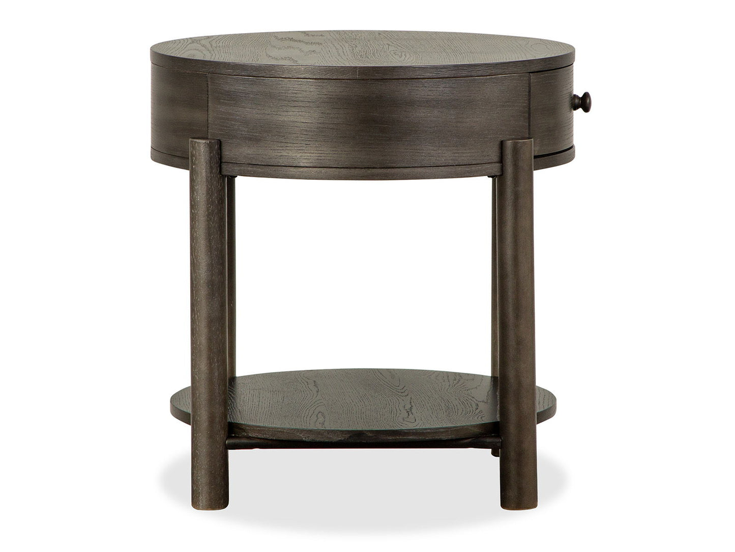 Hadleigh - Round End Table - Coffee Bean