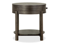 Hadleigh - Round End Table - Coffee Bean