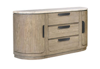 Braelyn - Stone Top Buffet - Dorian Grey