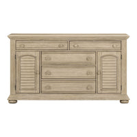 Summer House - 2 Door 5 Drawer Dresser - Sand Dune