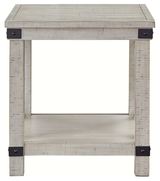 Carynhurst - Whitewash - Rectangular End Table