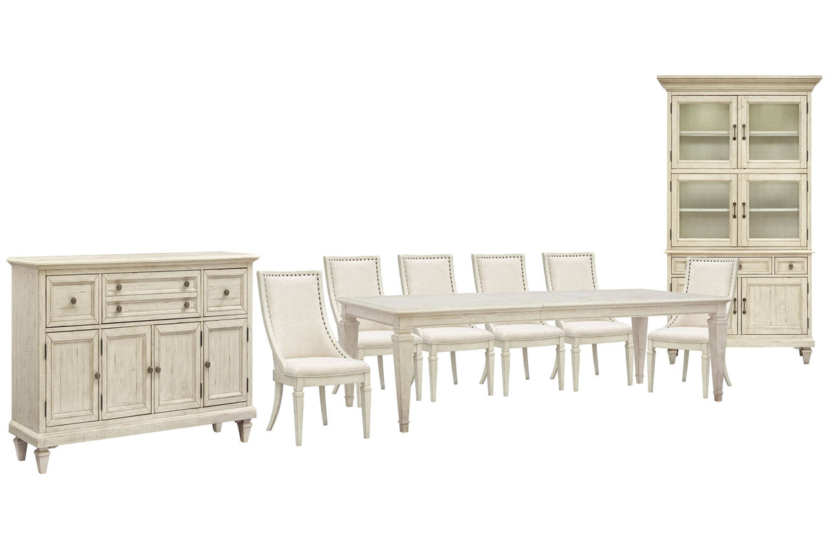 Newport - 9 Piece Extendable Rectangular Dining Table Set