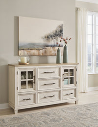 Shaybrock - Antique White / Brown - Dresser