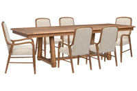 Woodward - Trestle Extendable Dining Table Set
