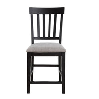 Halle - Counter Chair (Set of 2) - Dark Brown