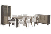 Anderson Park - Leg Dining Table Set With Klismos Chairs