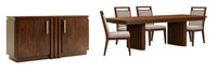 Reena - Extendable Trestle Dining Table Set