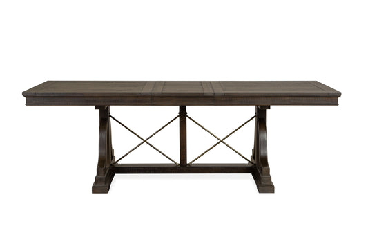 Westley Falls - Trestle Dining Table - Graphite