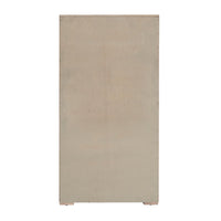 Pulaski Accents - 5-Shelf Glass Door Bookcase - Natural Wood Finish