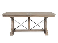 Paxton Place - Extendable Trestle Dining Table Set