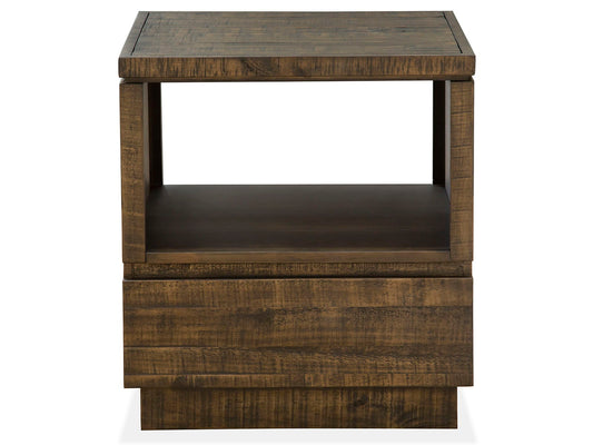 Baisden - Rectangular End Table - Tobacco