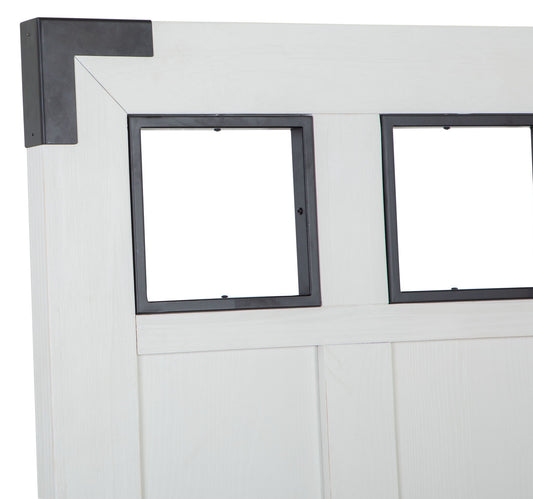 Harper Springs - Complete Panel Storage Bed With Metal Headboard