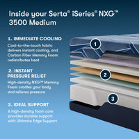 iSeries NXG - 13.5" Memory Foam Medium Mattress 3500