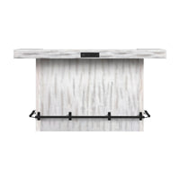 Rogen Rustic - Bar Table With Ice Tray, USB And Power - Rustic White