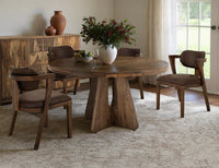 Balam - 47" Round Table - Dark Brown