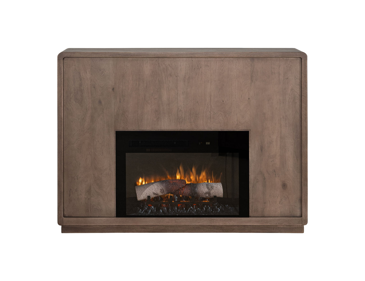 Mezquite - Mantel Fireplace - Light Brown