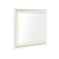 Reflections - Vanity Mirror - Pearl White & Rhinestone