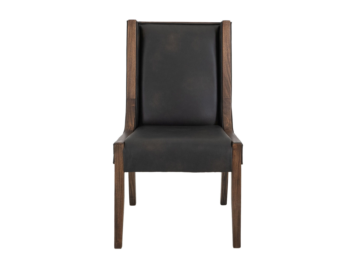 Walnut - Upholstered Chair (Set of 2) - Brown/Black