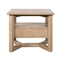 Proximity Place - Rectangular End Table - Barley Buff