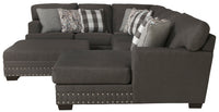 Crawford - Sectional With Ottoman And Pillows