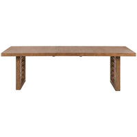 Shaker Lakes - Double Pedestal Table Set - Harvest Brown