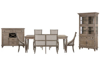 Lancaster - 8 Piece Extendable Rectangular Dining Table Set