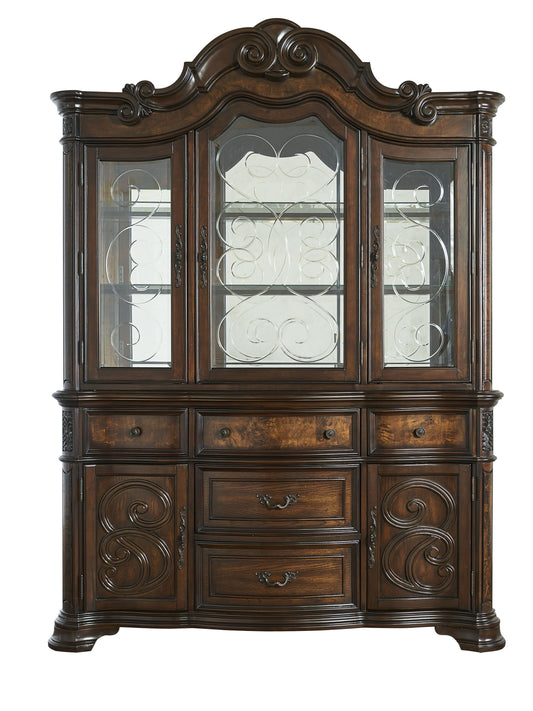 Royale - Buffet And Hutch - Dark Brown